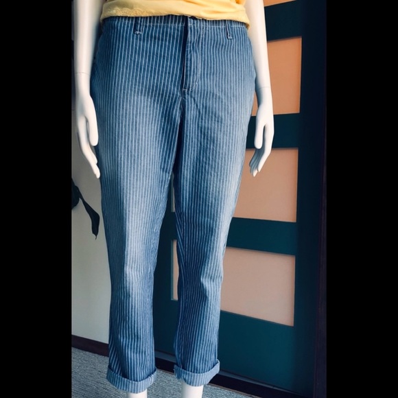 GAP striped cropped jeans - Picture 2 of 2
